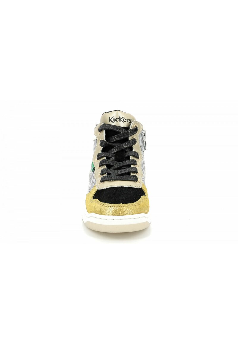 Kickers Baskets fille kalido blanc rose bleu avec scratch - 27 - Taille Kickers Baskets fille kalido blanc rose bleu avec scratch - 27 - Taille