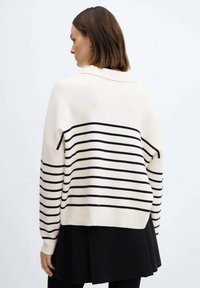 Mango RICCIOVE - Strickpullover - dark blue