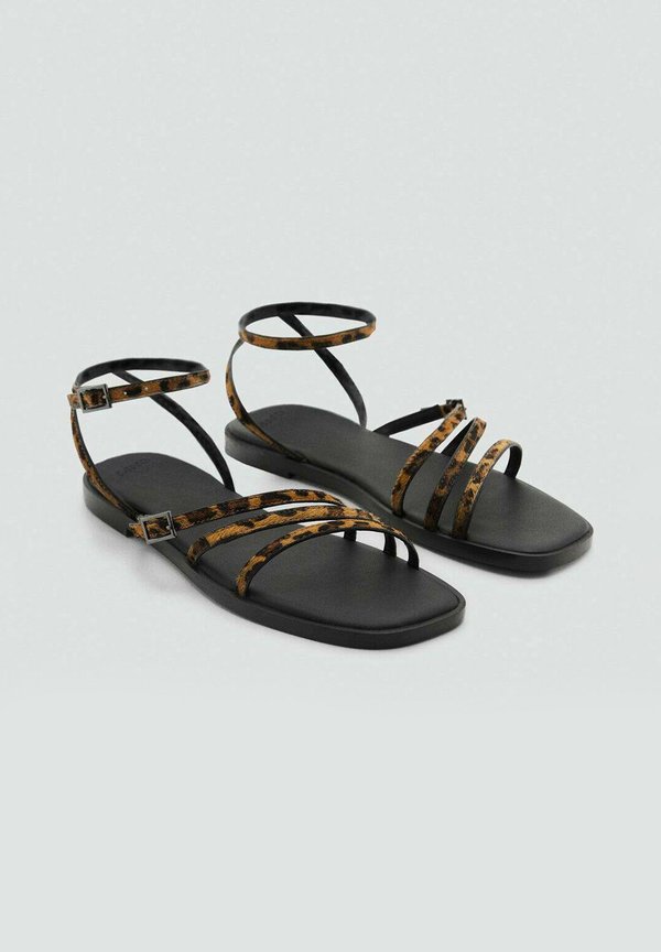 ANIMAL-PRINT WITH STRAPS - Sandals2