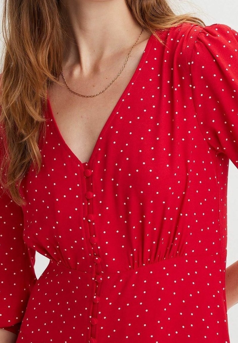 levi's red dress Levi's Vera Waisted Mini Dress - Women's