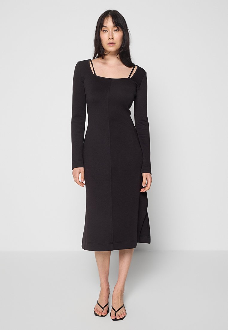 Proenza Schouler White Label Jerseyjurk zwart Proenza Schouler White Label Jerseyjurk zwart