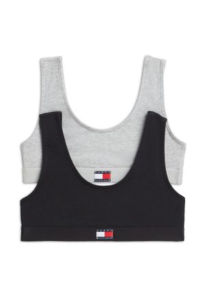 Tommy Hilfiger, 2 PACK - Bustier - black/ grey heather