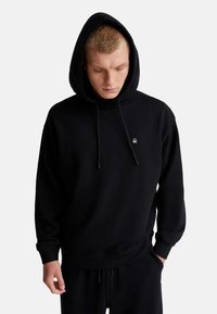 United Colors of Benetton Mikina s kapucí - black