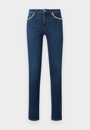 ONLY, ONLWAUW PEARL - Jeans Skinny - dark blue denim