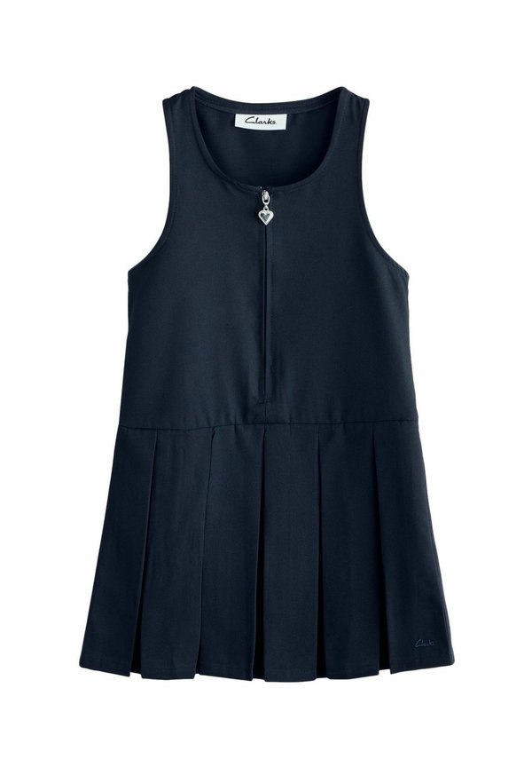 REGULAR FIT - ZIP FRONT PLEATED SCHOOL PINAFORE - Freizeitkleid