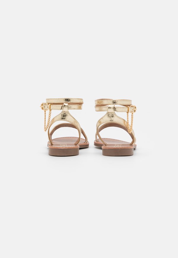 ONLMELLY CHAIN  - Ankle cuff sandals - gold4