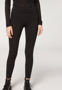 Calzedonia THERMO ULTRA PLUCH - Leggings - Trousers - nero