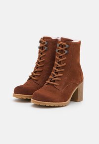 Clarks Bottines à lacets - cognac