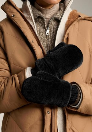 OYSHO WITH ELASTICATED CUFFS - Palčiaky - black