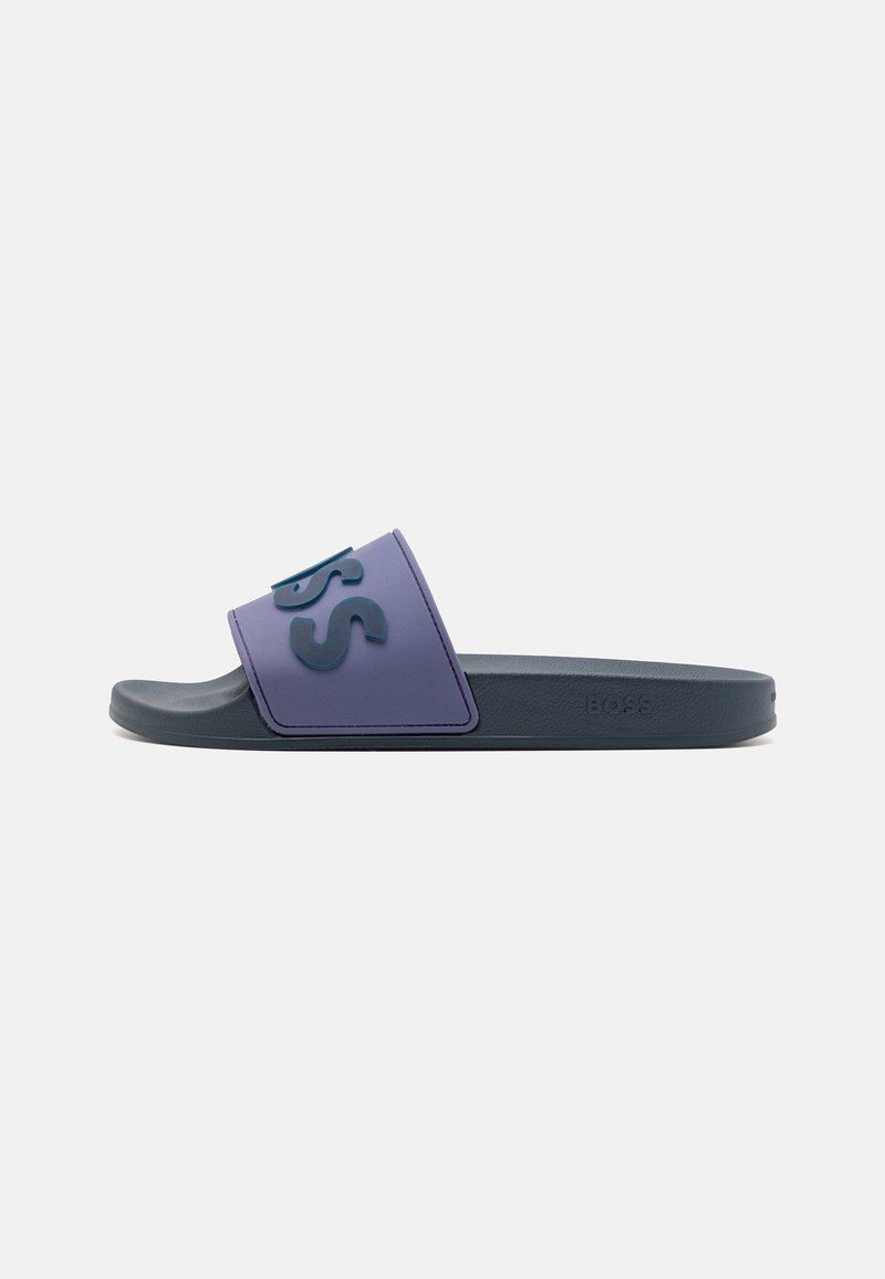 BOSS KIRK UNISEX - Papucsszandálok - navy