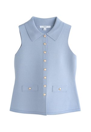 REGULAR FIT - SMART BUTTON UP  - Weste - mid blue