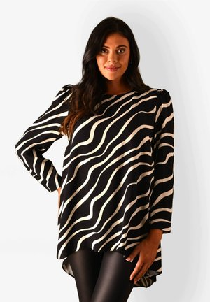 Top s dlouhm rukvem - black