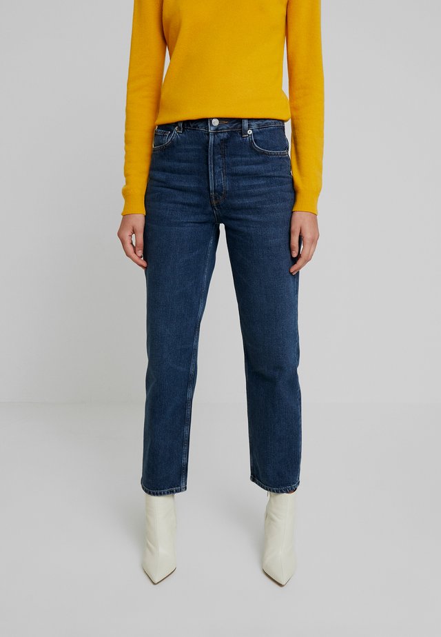 SLFKATE INKY - Straight leg jeans - medium blue denim