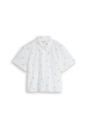 TOM TAILOR DENIM, Nööpidega pluus - white shell embroidery