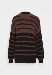 Monki Stickad tröja - dark grey