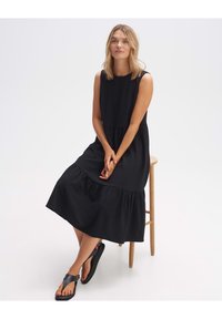 OPUS WORTA STRUCTURE - Jerseykleid - black