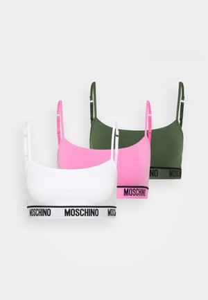 3 PACK  - Formujúca podprsenka - pink/white/green