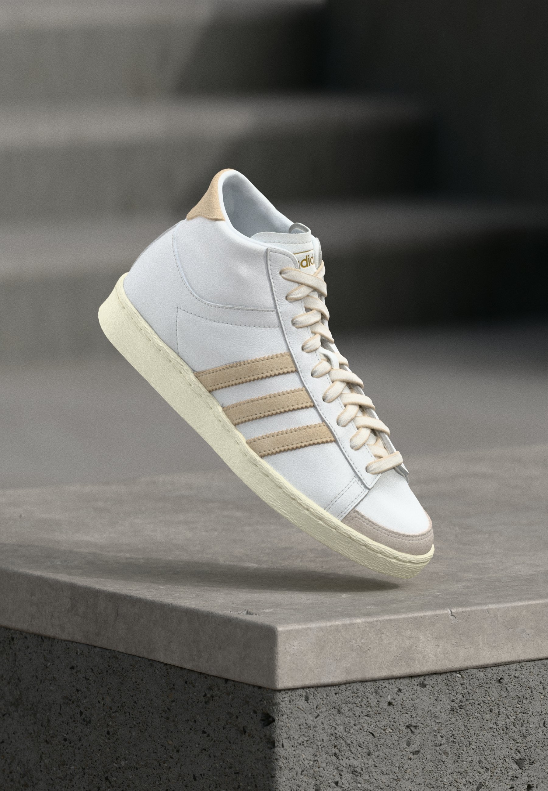 adidas Originals JABBAR - High-top trainers - footwear white 