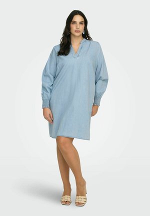 CARMETTA MIDI - Dongerikjole - light blue denim