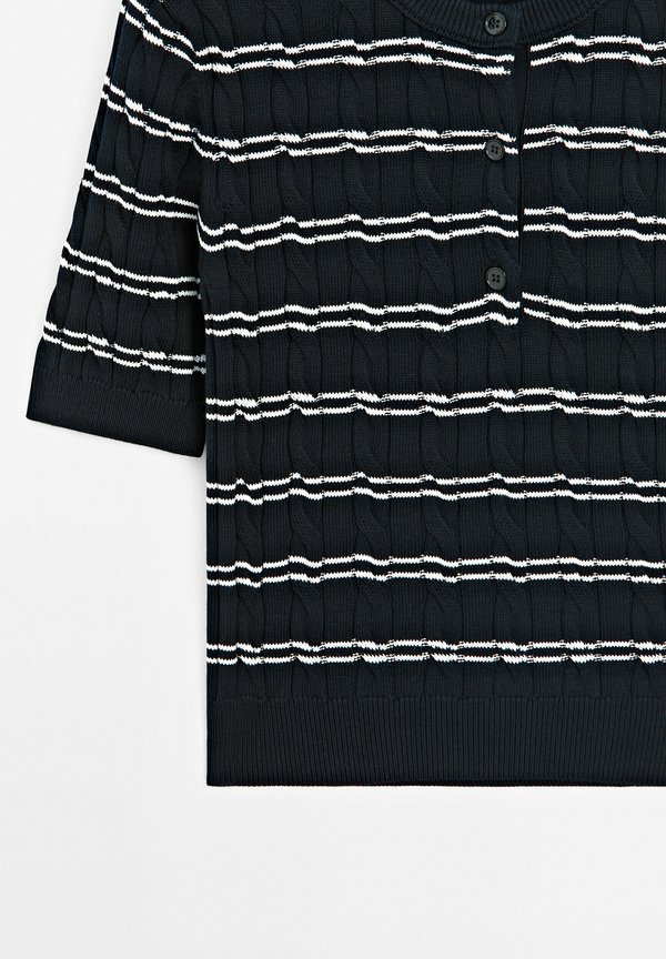 STRIPED SHORT SLEEVE - Print T-shirt4