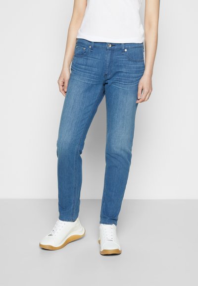 rag & bone DRE LOW-RISE SLIM BOYFRIEND WHITE LABEL - Calças de ganga justas - poppy