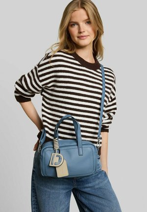 TOM TAILOR DENIM, TOM TAILOR DENIM BAGS TTIRIDA HANDTASCHE MIT ANHÄNGER - Borsa a mano - mid blue