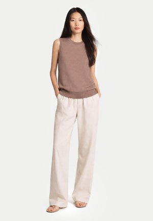 TIMELESS  CREWNECK VEST - Strickpullover - taupe