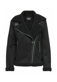 ONLNEWDIANA AVIATOR - Kunstnahast jakk - black