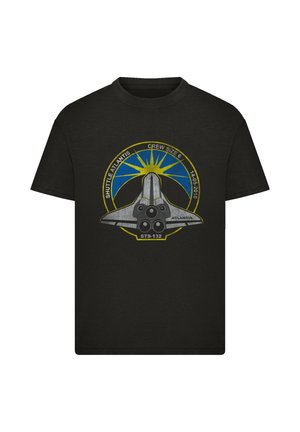 NASA STS ATLANTIS MISSION BADGE DISTRESSED - Print T-shirt - schwarz