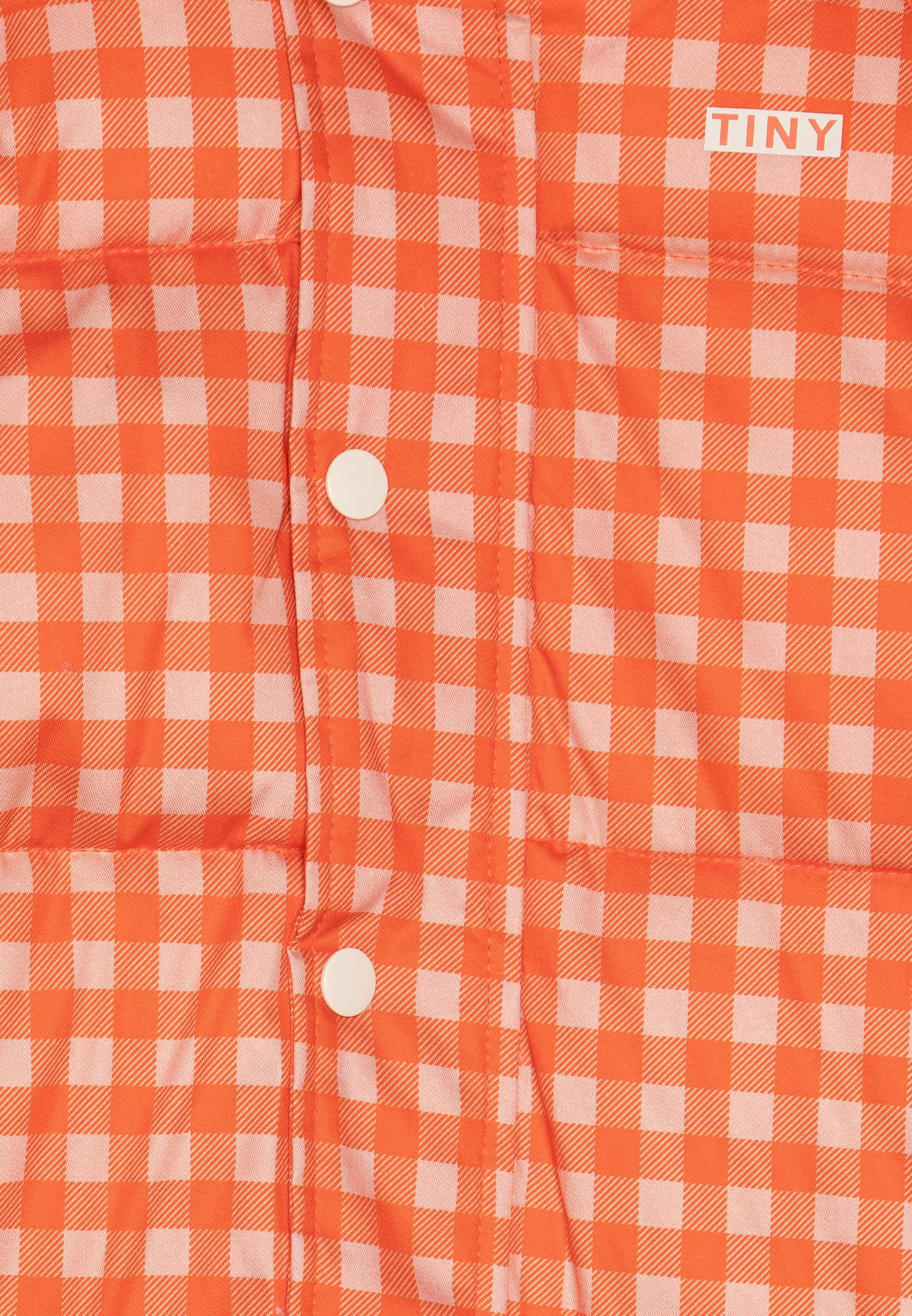 TINYCOTTONS VICHY PADDED OVERALL UNISEX - Skipak - summer red/wild