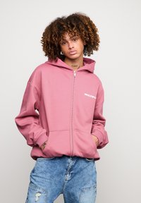 Multiply Apparel Felpa con zip - rose wine