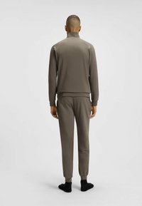BOSS MIX&MATCH Z - Sweat zippé - brown