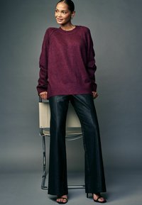 Next CREW NECK - Pulover - red berry sparkle