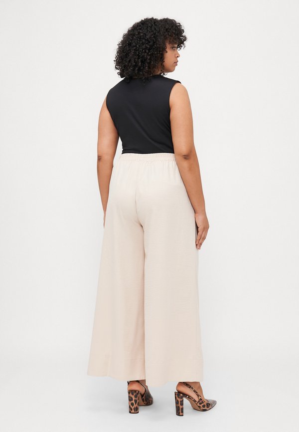 CARJUNE  - Trousers - oyster gray3