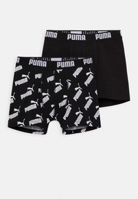 Puma - PUMA BOYS AOP BOXER  - Bikses - black Miniatūras attēls 1