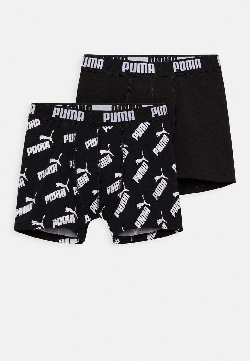 Puma - PUMA BOYS AOP BOXER  - Bikses - black, Palielināt