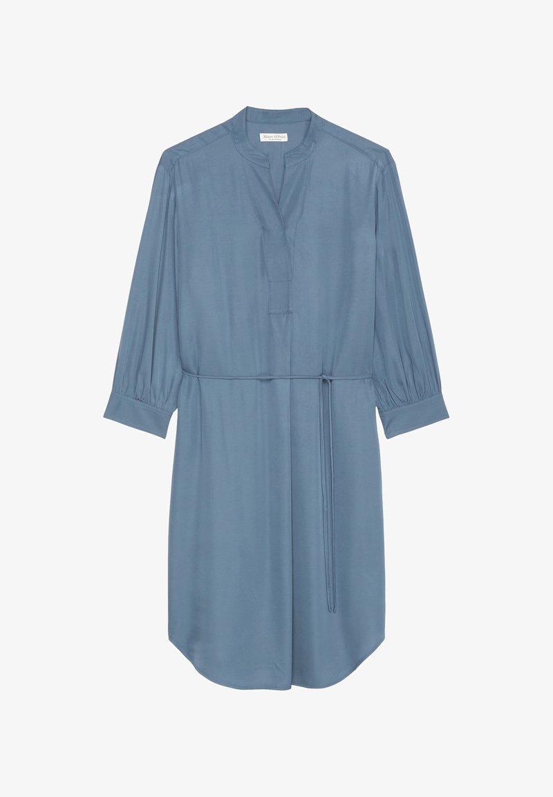 Marc O'Polo STYLE DETAILED PLACKET - Day dress - hazy blue/blue - Zalando Marc O'Polo STYLE DETAILED PLACKET - Day dress - hazy blue/blue - Zalando