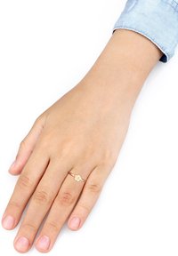 Elli SPARKLING BLOSSOM - MIT KRISTALLEN VON SWAROVSKI® - Prsten - rose gold-coloured