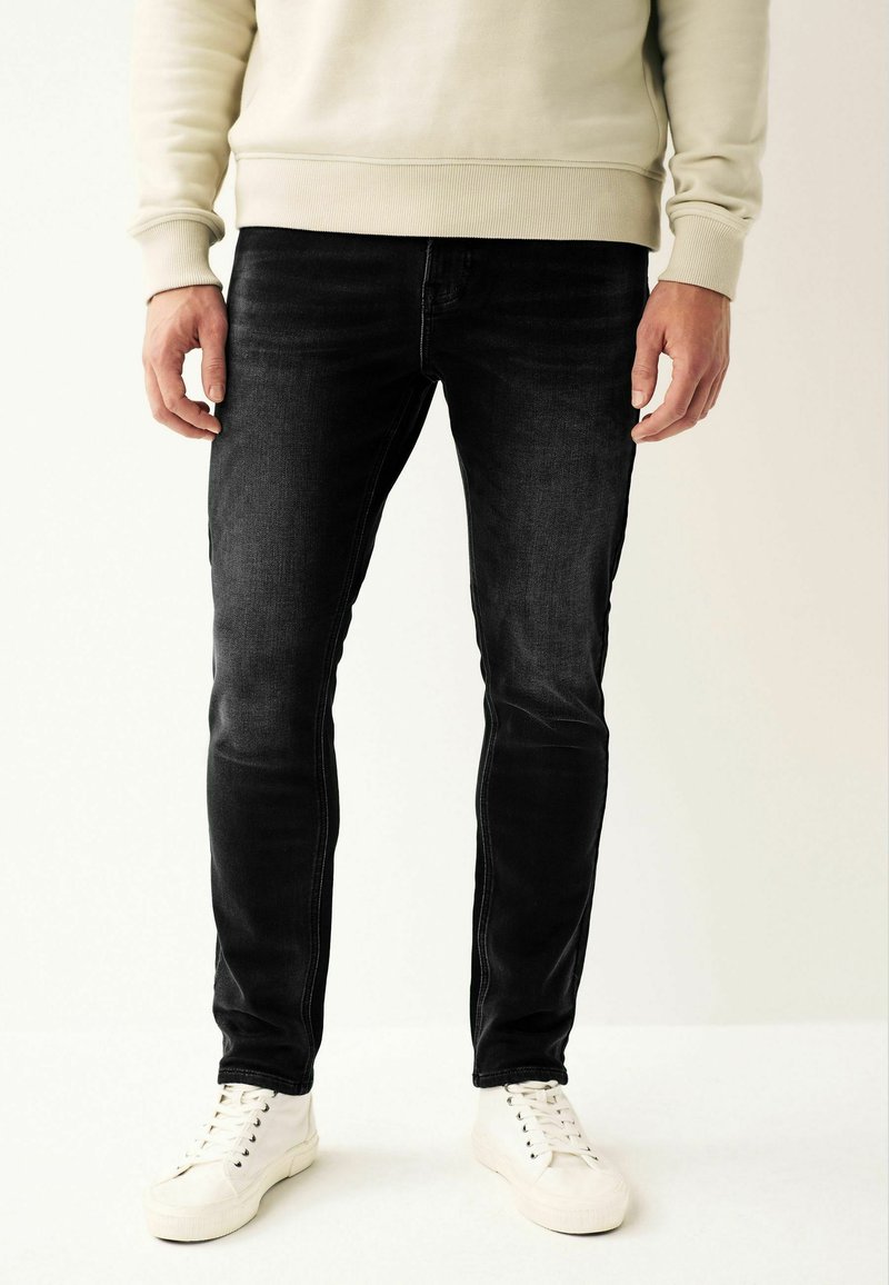 Next SUPER STRETCH COMFORT - Blugi drepți - washed black