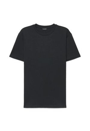 Calliope, T-SHIRT TINTA UNITA - T-shirt basic - nero ultrablack