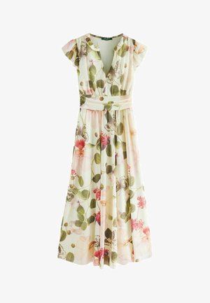 PETITE FIT KEW COLLECTION - Kasdienė suknelė - cream white tropical print