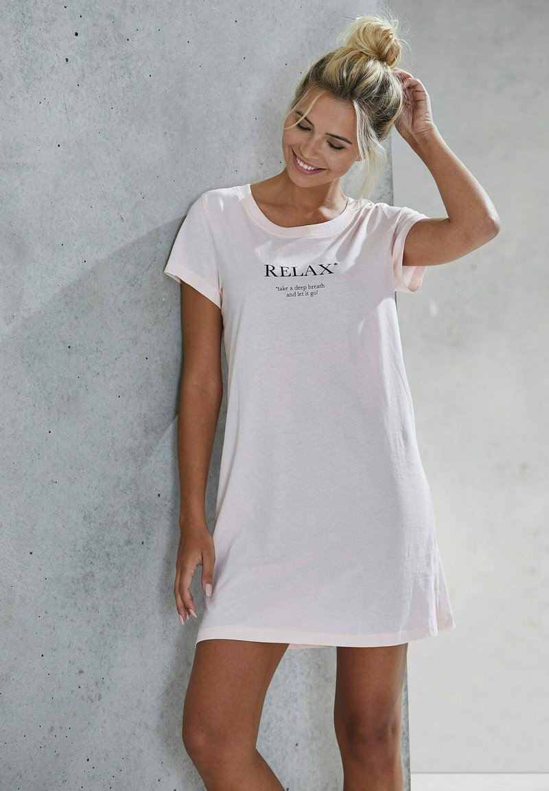 LASCANA - VIVANCE DREAMS BY LASCANA VD - Nightie - hellrosa, Enlarge