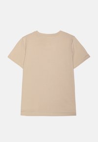 Champion ICONS CREWNECK CONTRAST LOGO UNISEX - Tričko s potlačou - beige