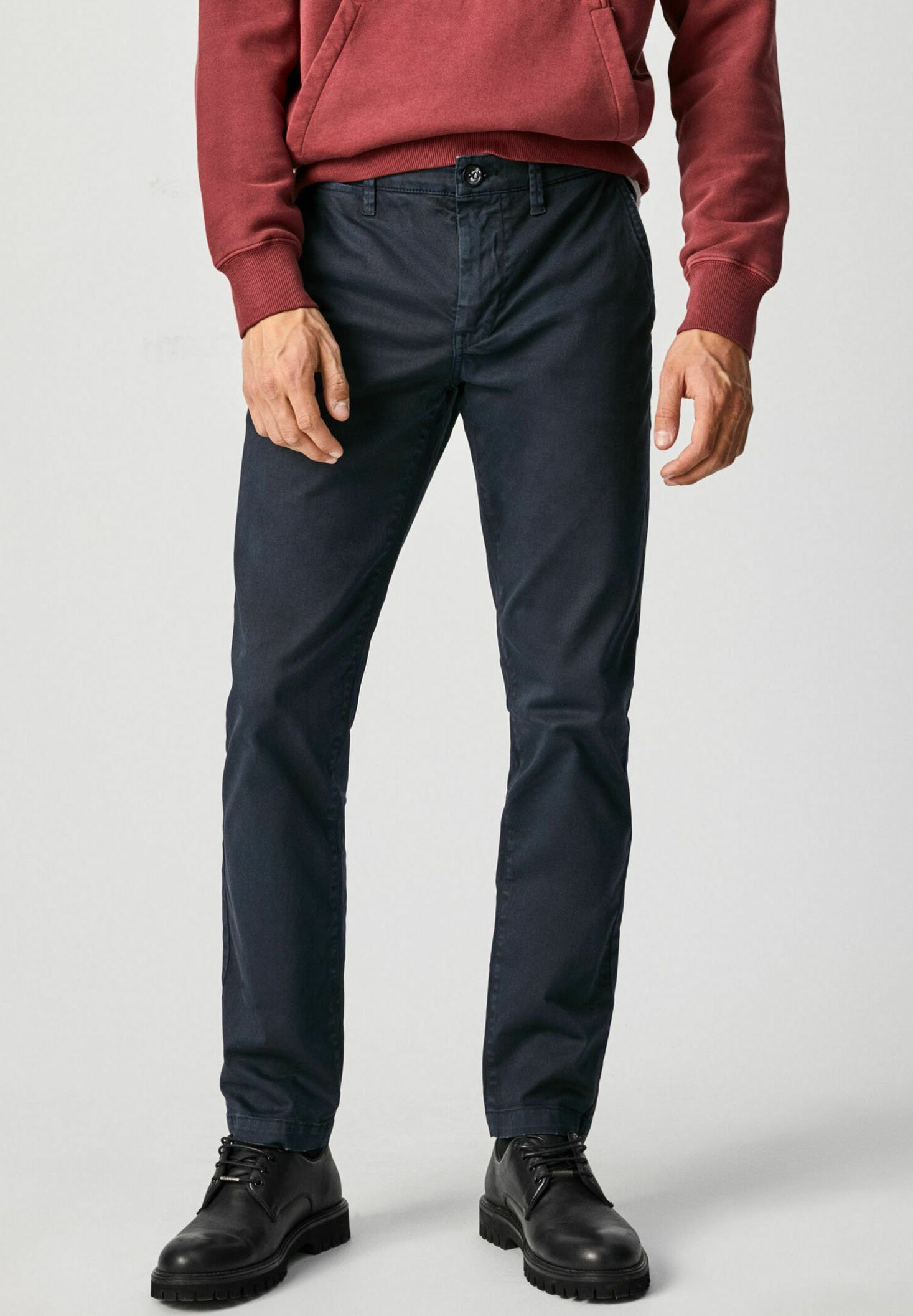 Pepe Jeans Pantalón Chino Charly Slim Army Verde Militar Hombre