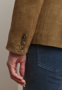 Lauren Ralph Lauren WOOL BLEND TWILL BLAZER - Blazer - brown multi