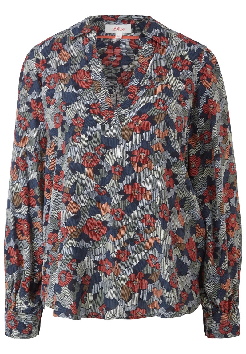 s.Oliver Blouse donkerblauw s.Oliver Blouse donkerblauw