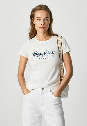 BEGO - Triko s potiskem - white