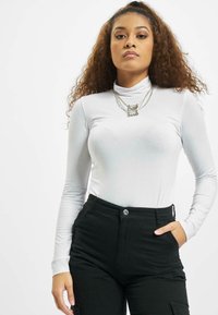 DEF TURTLENECK BASIC - Pikkade varrukatega topp - white