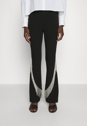 Cinq à Sept LUCYNDA PANT - Pantalon classique - black/silver