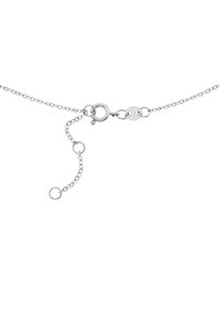 Zilveren ketting met een delicate schakel en een kreeftsluiting. Voorzien van een verstelbare lengte met schakels en een gladde, gepolijste afwerking.